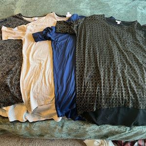 Lot of 4 LuLaRoe Irma Medium
